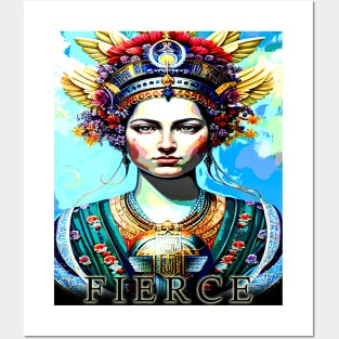 Beautiful Fierce Goddess Posters and Art